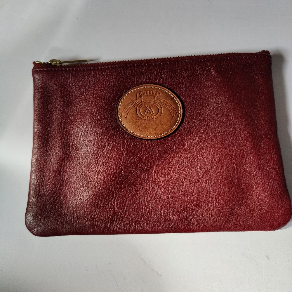 Ghurka Women's Burgundy Clutch